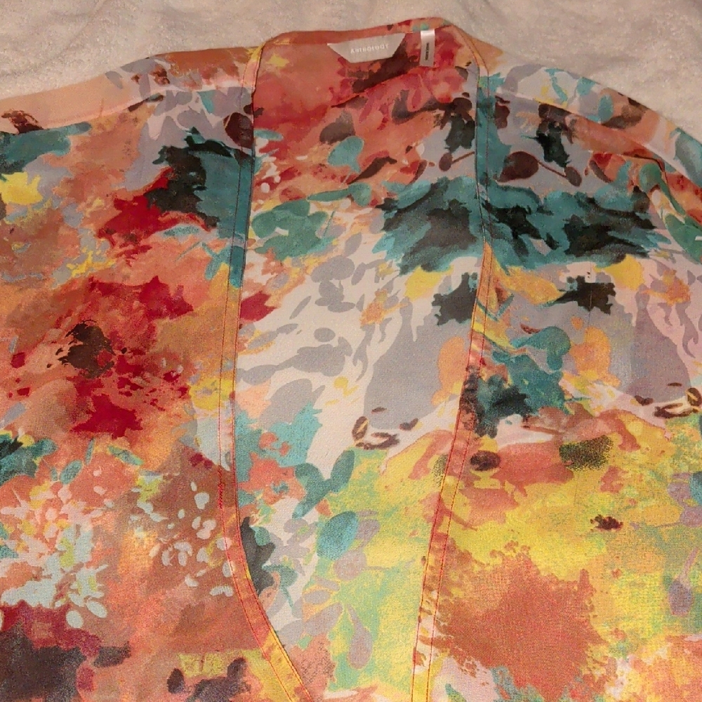 Vibrant Floral Women's Blouse